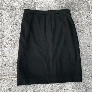 Ann Taylor Women Skirt Black A Line Knee Lenth Skirt Size 4